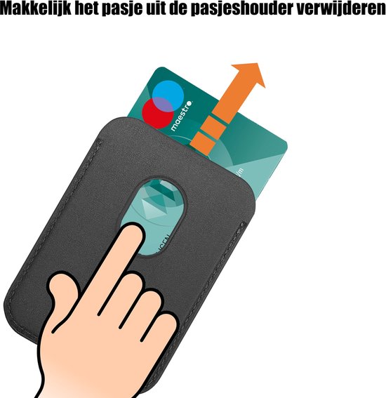iPhone 17 Pro Max Backcover hoesje met kaarthouder - Transparant