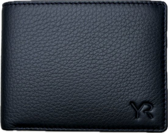 Porte-cartes en cuir Yves Renard bleu PC 2409