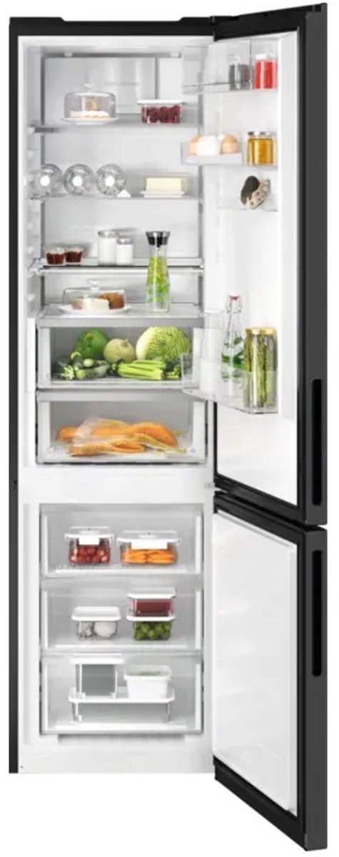 AEG ORC8M362BL vrijstaande koelkast blacksteel zuinig energieklasse B | .
