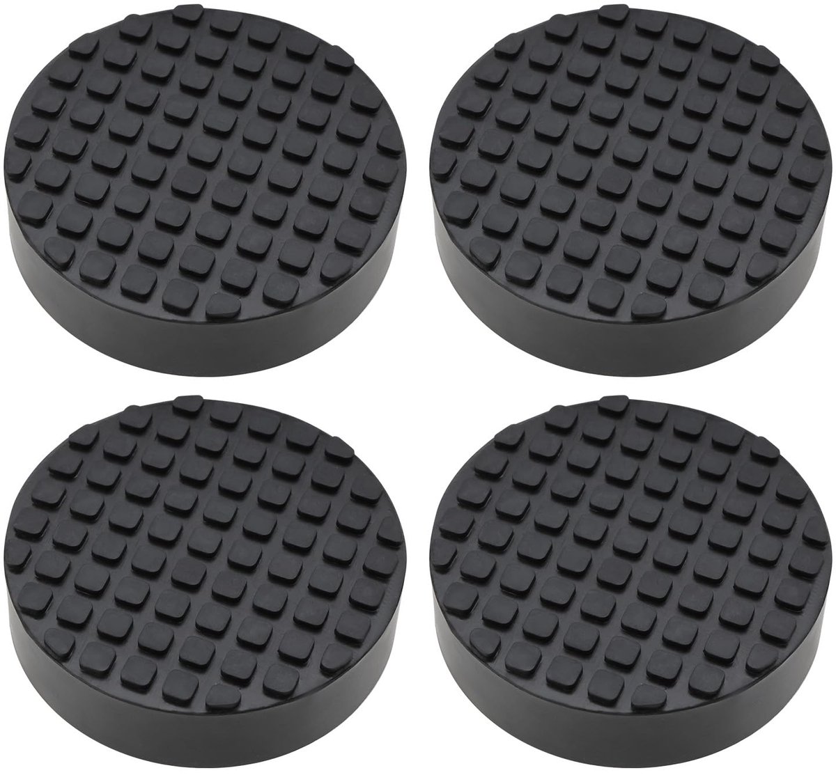 4Pcs Black Rubber Car Jack Pad Rubber Buffer Car Repair Accessories Lifting Platform Pad Frame Protector For Car Floor Jack