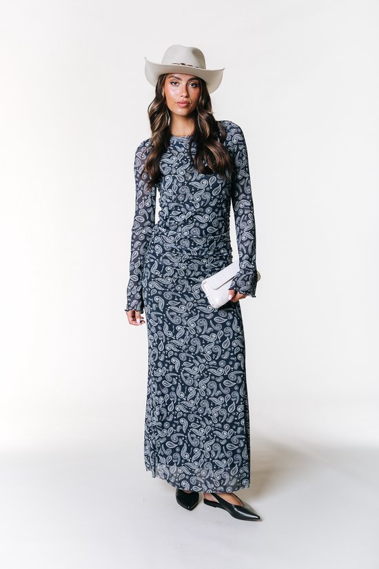 Robe longue en maille cachemire Maude Colourful Rebel - M