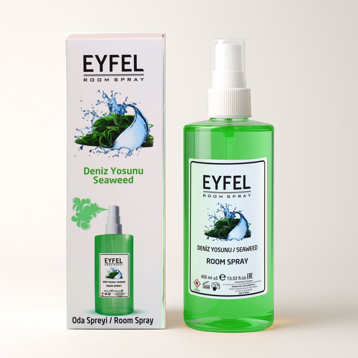 EYFEL - ROOMSPRAY - SPRAY - SEAWEED - 400ML