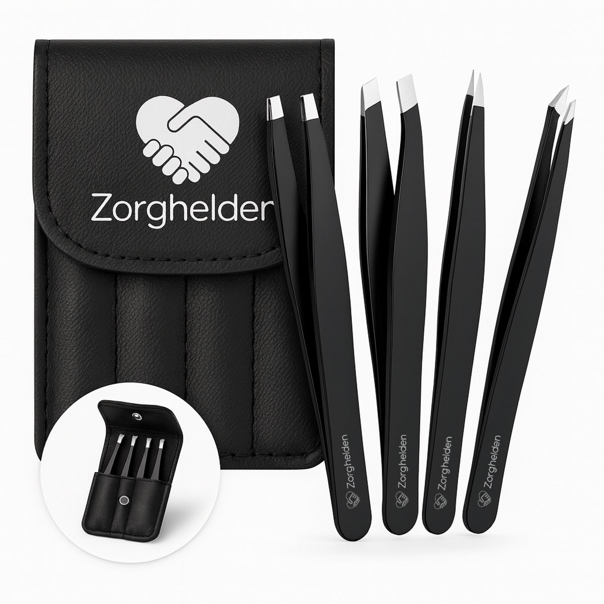 Zorghelden Pincetten Set – 4-delig