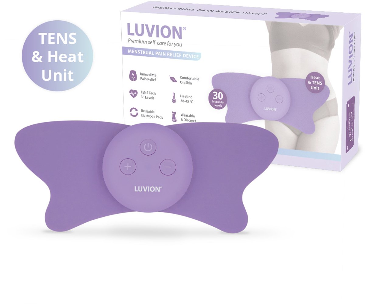 LUVION® TENS Menstruatie Pijnverlichting - Pijntherapie Apparaat