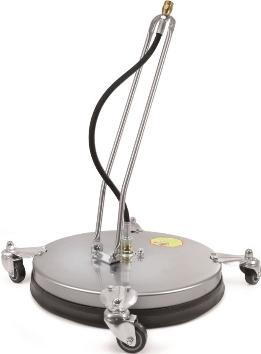 RVS Hogedrukreiniger Terrasreiniger, 40 cm Diameter - Roterende Oppervlaktereiniger inc Nozzle - M22
