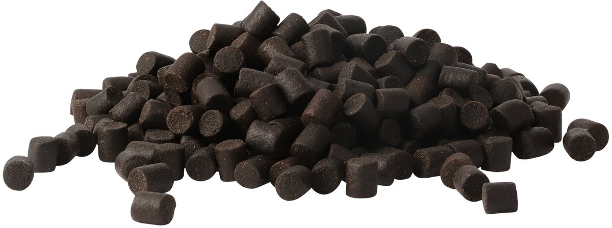 Reniers Fishing Premium Select Black Halibut Pellets 8mm – Voedzame Selectiepellets voor Grote Vis - Maat : 5 kilo