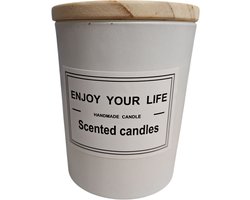 Kaars met 7 Chakra edelstenen in mooie cadeauverpakking BLACK FRIDAY DEAL