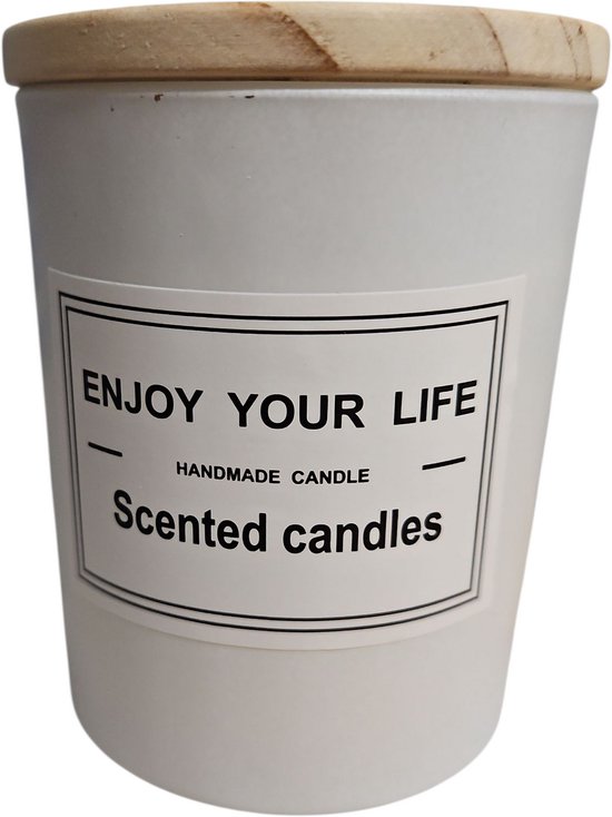 Kaars met 7 Chakra edelstenen in mooie cadeauverpakking BLACK FRIDAY DEAL