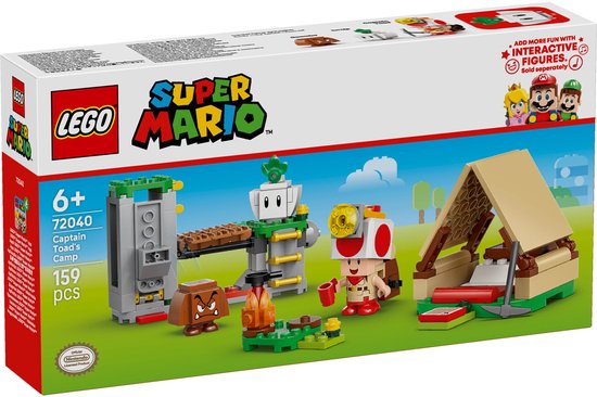 LEGO® Super Mario™ Toad-Baas' Kampeerplaats, Speelgoed - 72040