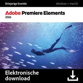 Adobe Premiere Elements 2026 - Video's Bewerken - 3 Jaar Licentie - AI - Windows/Mac - Download