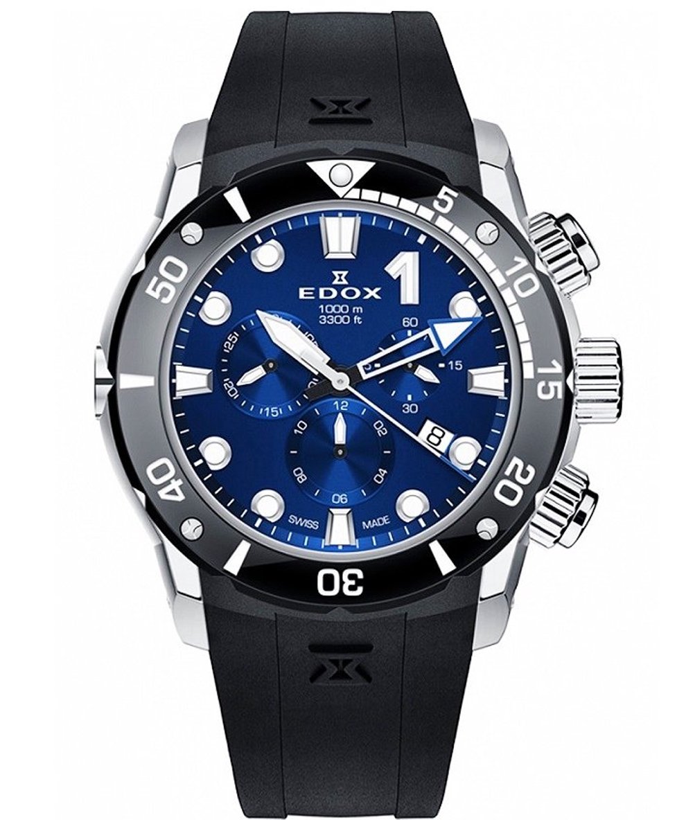 EDOX CO-1 Chrono Titanium 10242-TIN-BUIN mannen horloge