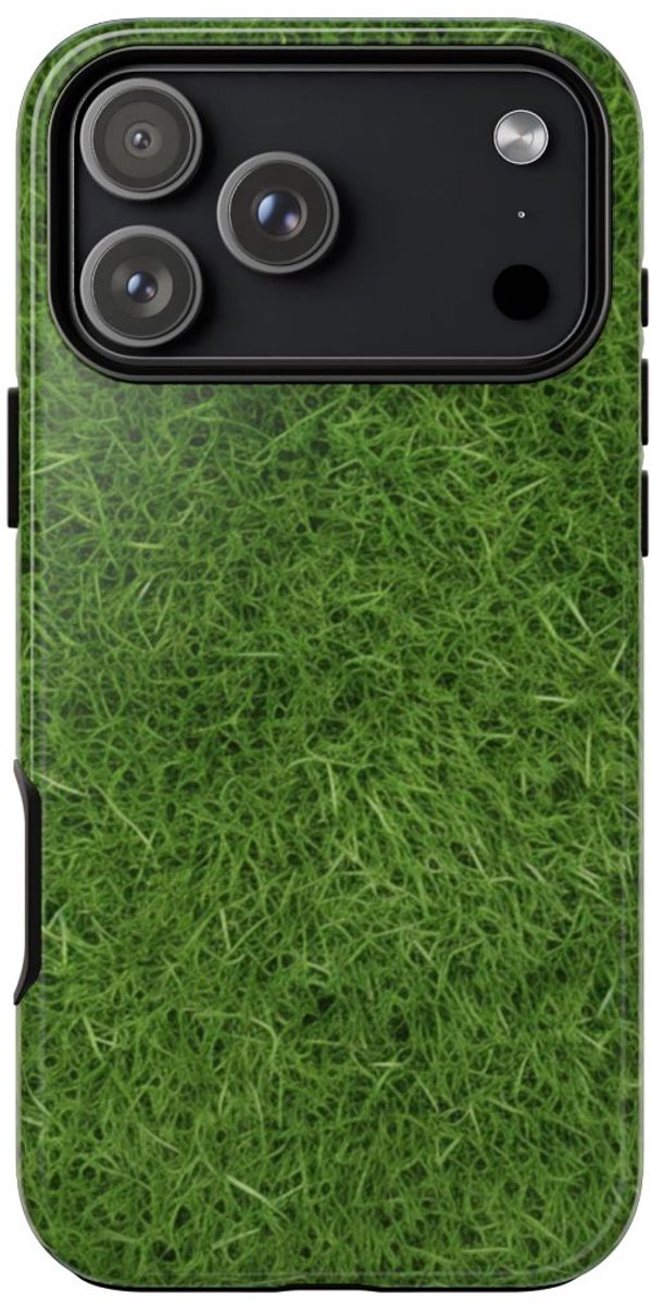 Frisgroene Grastextuur – Telefoonhoesje Geschikt voor iPhone 17 Pro Max