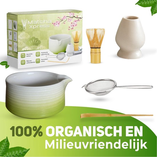 Matcha Tea Matcha Set Hiroki Gift Set  Voor De Bereiding Van Een Drankje