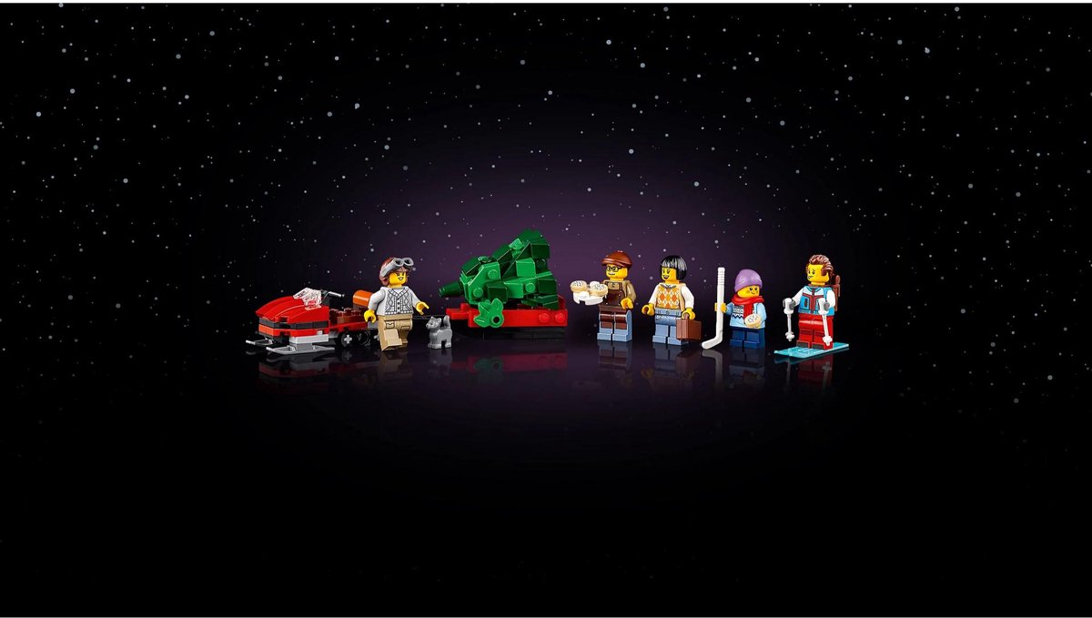 LEGO 10325 Icons Skihut Modelhuis Bouw en Decoratie Set — afbeelding 19