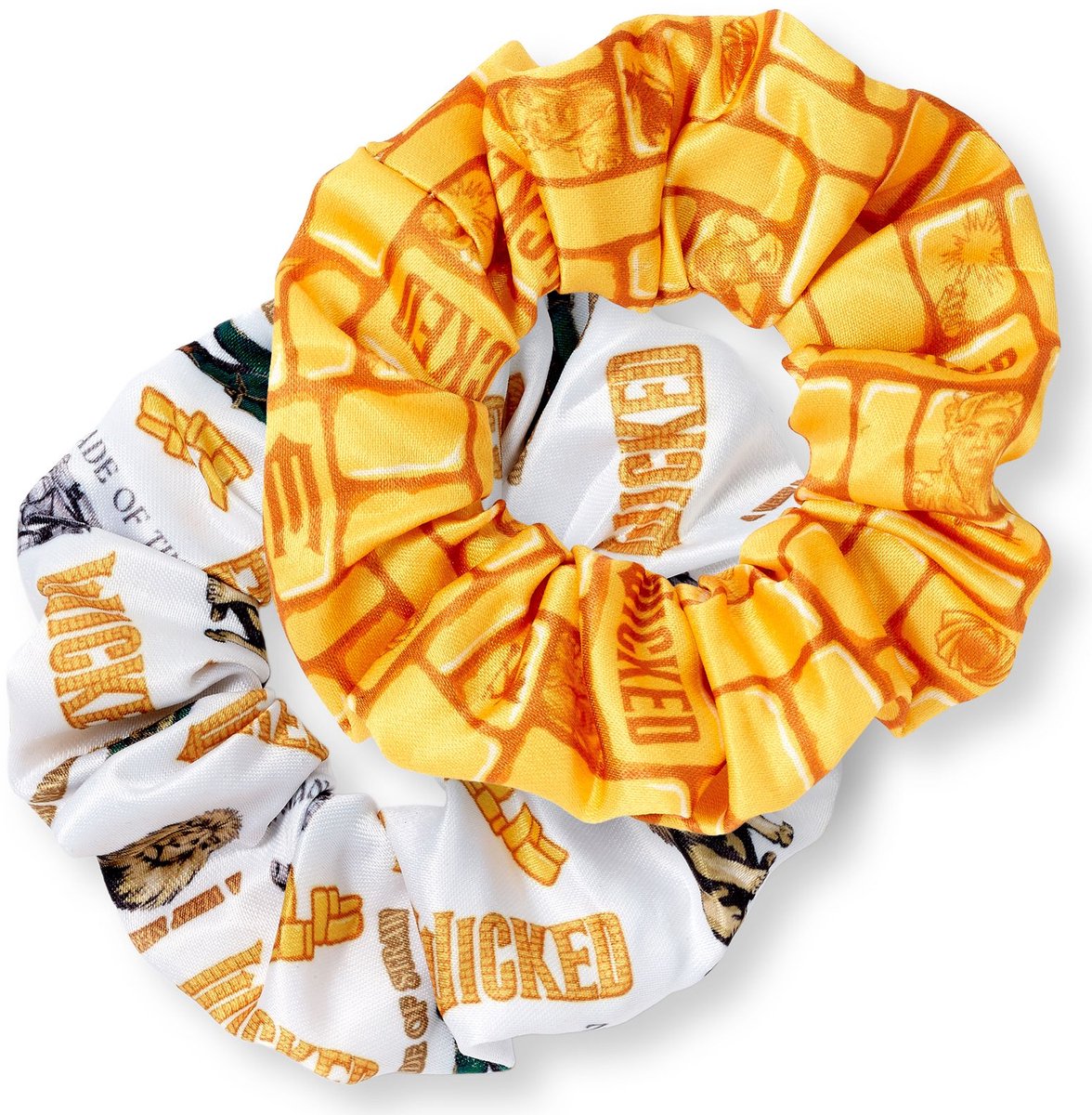 The Carat Shop - Wicked For Good Hair Scrunchie - Haarelastiekjes Set