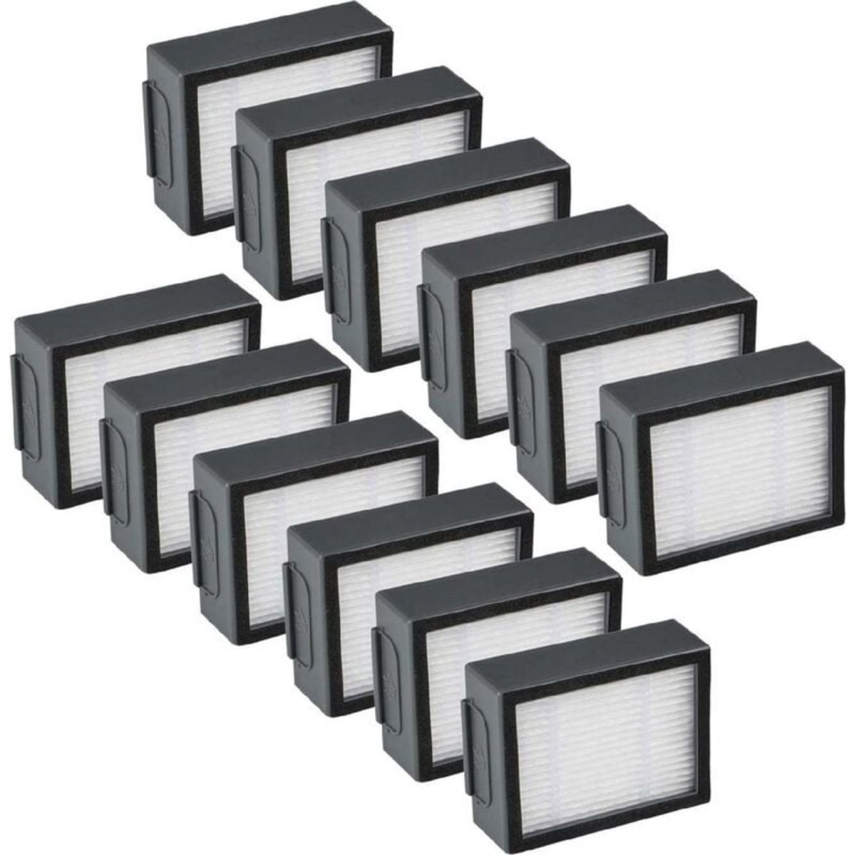 Vitdipy - 12 Stuks - Reserve filters - Robotstofzuigeraccessoires - Compatibel met de iRobot Roomba E, I, J-serie i1 i1+ i3 i3+ i4 i5 i5+i6 i6+ i7 i7+ i8 i8+ E5 E6 E7