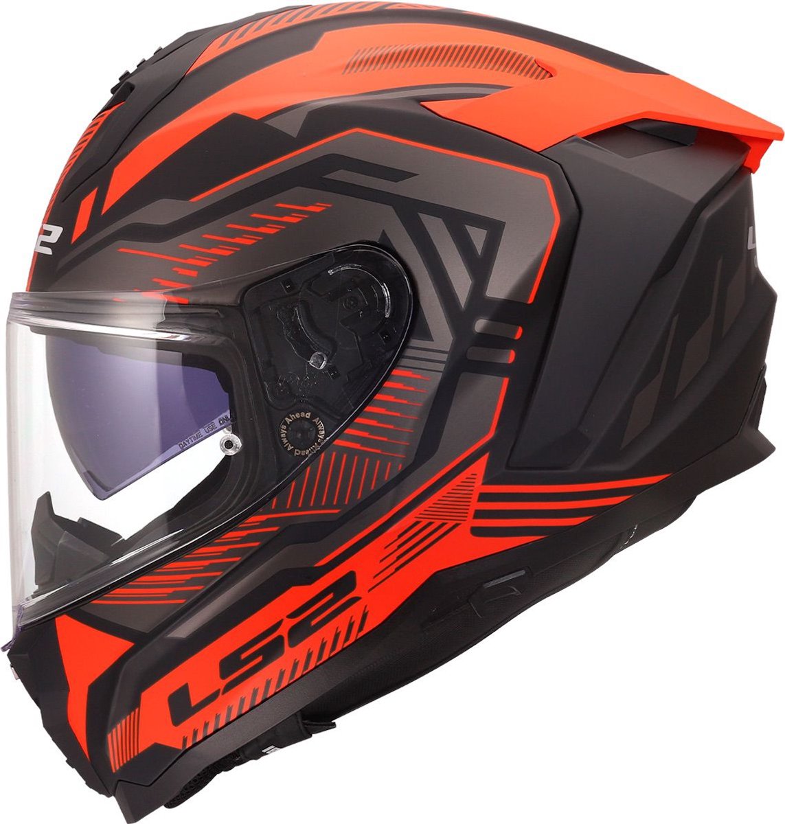 LS2 Helm Challenger II Dravix FF817 rood maat S