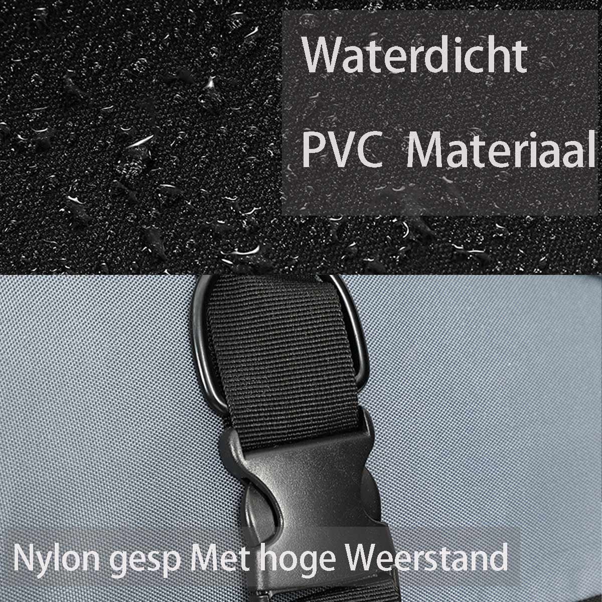 Dakkoffer set met cijferslot & tas & deurhaken- Inclusief antislipmat - 700liter (Maat L) -waterdichte-auto-daktas-flexibele-dakkoffer-zwart-oxford-1000D-pvc-binnenvoering-met-dakdrager-dakkoffer-opvouwbaar-147*110*43cm – foto 3