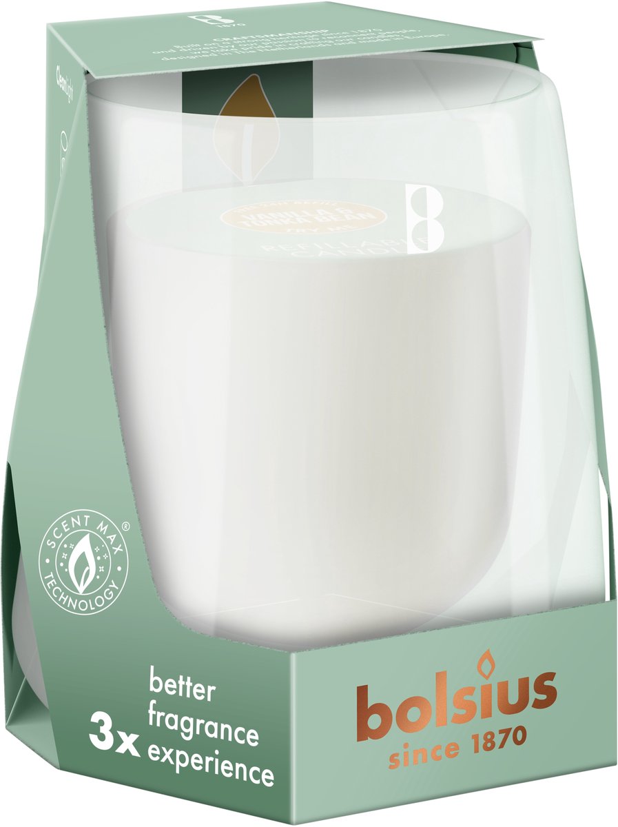 Bolsius Starterkit Clean Light Vanilla & Tonka Bean 1 st