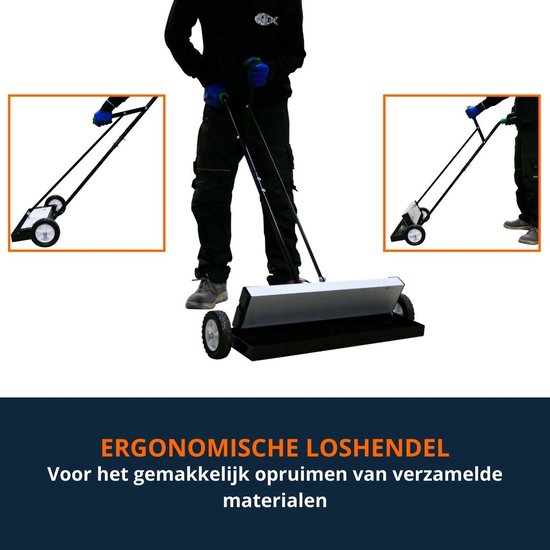 Magnetar Pro Magneetbezem - Magnetische veegmachine - Metalen opvegen - Neodymium magneet - Binnen en Buiten van Magnetar — afbeelding 2