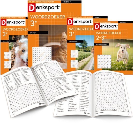 Denksport Woordzoeker puzzelboek pakket nr. 12