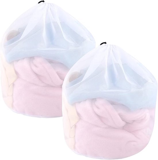 4 Sacs Filets Lavage Machine Pour Soutien-gorge - 30x20cm, Zippés, Réutilisables, Protection Lingerie Sac Filet Réutilisable
