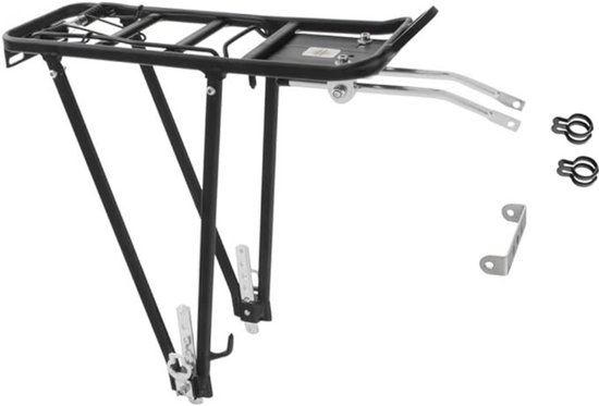 Bagagedrager verbreder - Fiets bagagedrager - Achterdrager verbreding - Fietsaccessoires - Extra breed - Transportrek - Fietstassen - Boodschappen - Vakantie - E-bike
