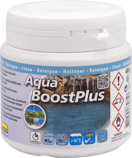 Ubbink - vijverwaterbehandelingsmiddel - Aqua Boost Plus 400g - wateronderhoud