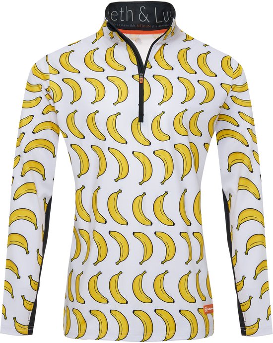 Gareth & Lucas Skipully The One Hundred and Four - Homme, taille L - 100 % polyester recyclé - T-shirt de sport intermédiaire - Sports d'hiver