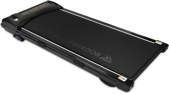 Rockerz Loopband Inklapbaar - 1-6km/u - Wandelband onder bureau - Walking Pad - Treadmill - Zwart