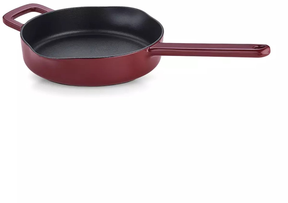 Fissler Moments - Rode Koekenpan - 24cm – Burgundy Red – Inductie geschikt