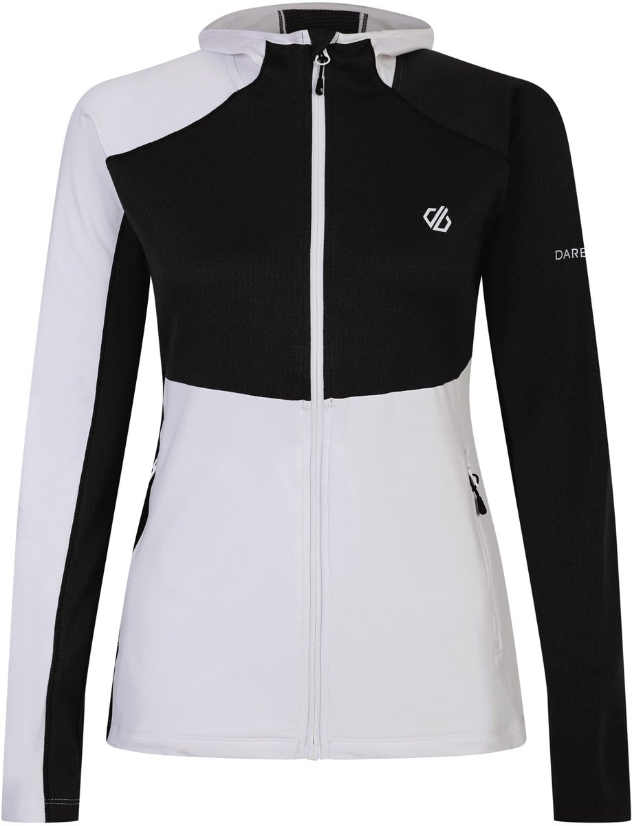 Sweater Dames Zipper Hooded Wandelen Convey Ii Zwart