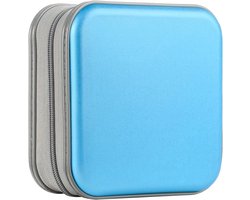 Accueil – Boîtier CD – Boîtier DVD en plastique rigide – 29 cm x 16 cm x 7 cm – Bleu ciel