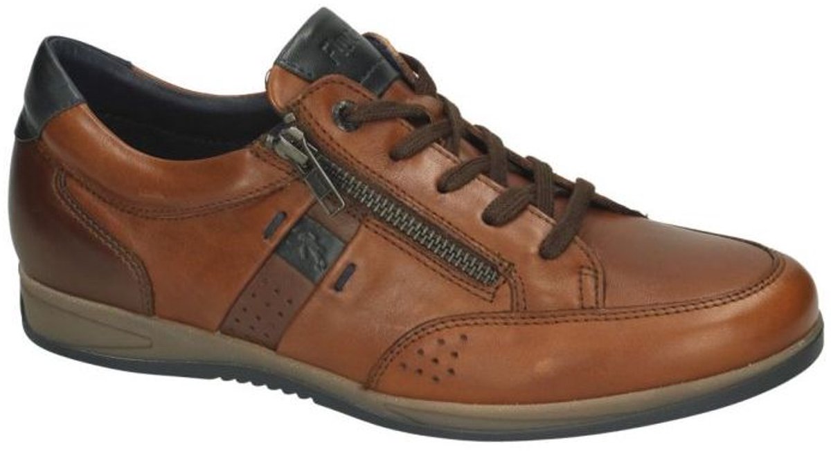 Fluchos -Heren - cognac/caramel - sneakers - maat 46