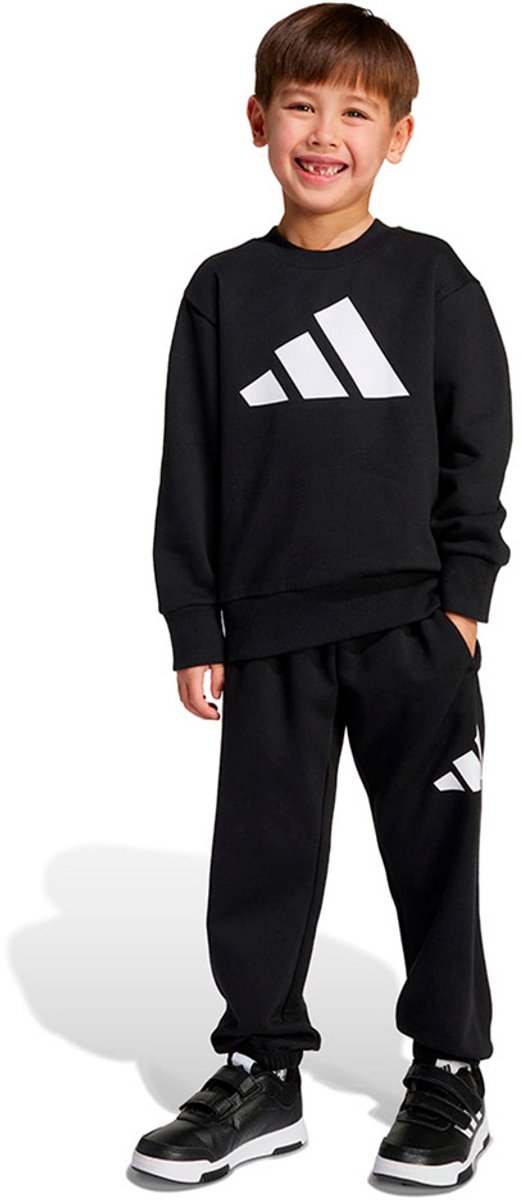 Adidas Essentials Joggers Set 7-8 Years Kinderen Zwart
