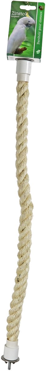 De Boon Zitstok Buigbaar Touw + 2 Schroefhouder 60CM