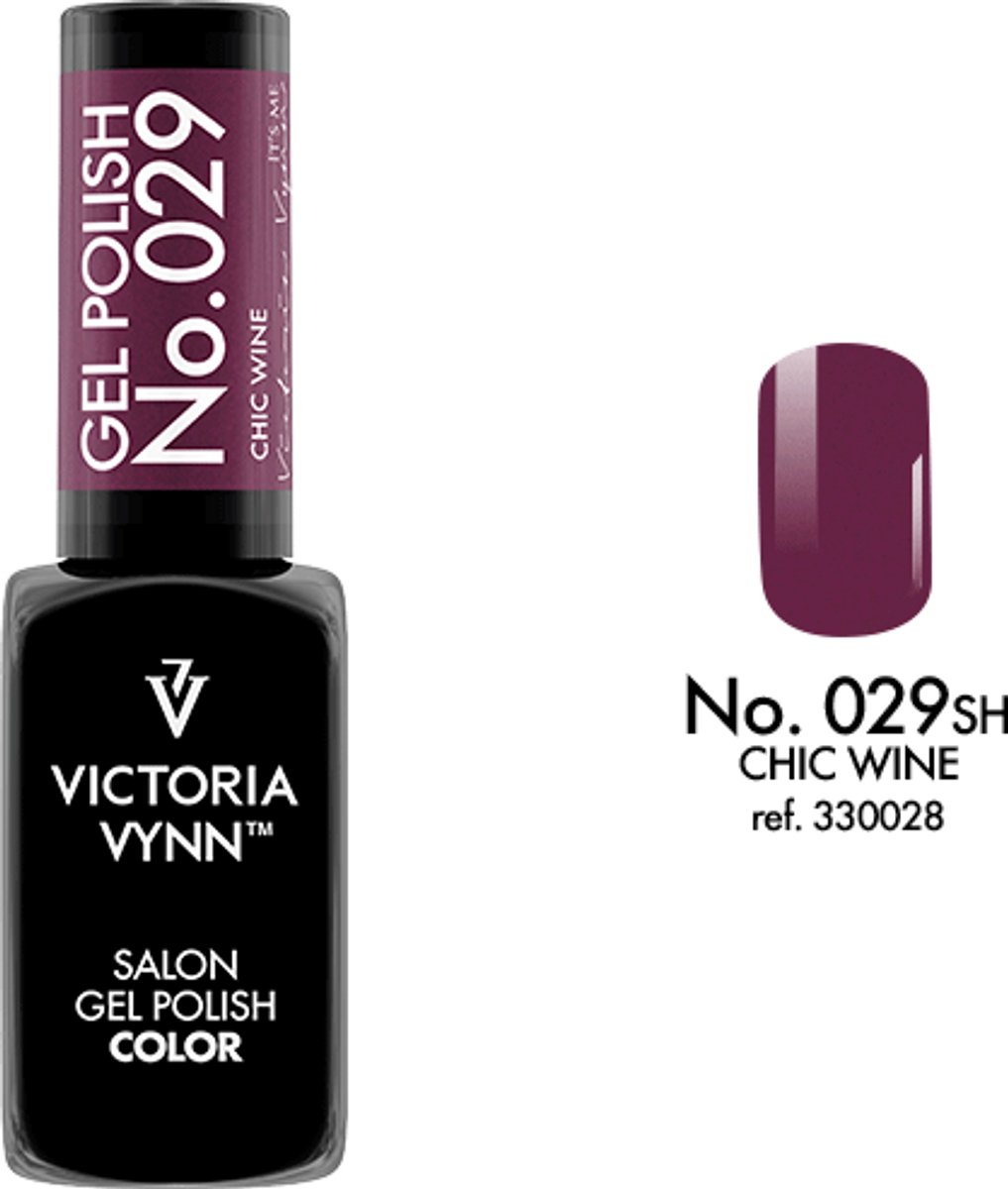 Victoria Vynn – Salon Gelpolish 029 Chic Wine - bordeaux rood - gel polish - gellak - nagels - nagelverzorging - nagelstyliste - uv / led - nagelstylist - callance