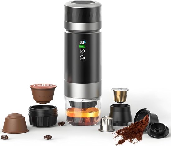 CERA Zelfverwarmende draagbare espressomachine, tot 8