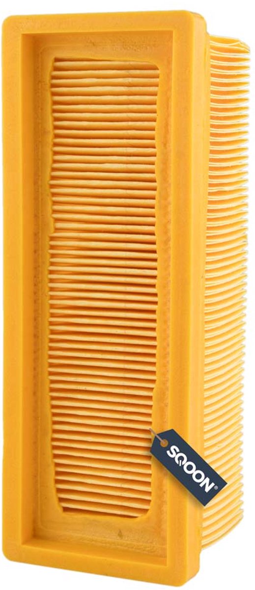 SQOON® Stofzuigerfilter Geschikt voor Kärcher – Vervangt Origineel 6.414-498.0 / 64144980