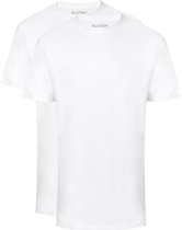 Slater 2500 - BASIC 2-pack T-shirt ronde hals korte mouw wit 3XL 100% katoen