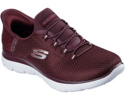 Skechers Dames Slip-ins Summits Diamond Dream Sneakers 150123 BURG rood