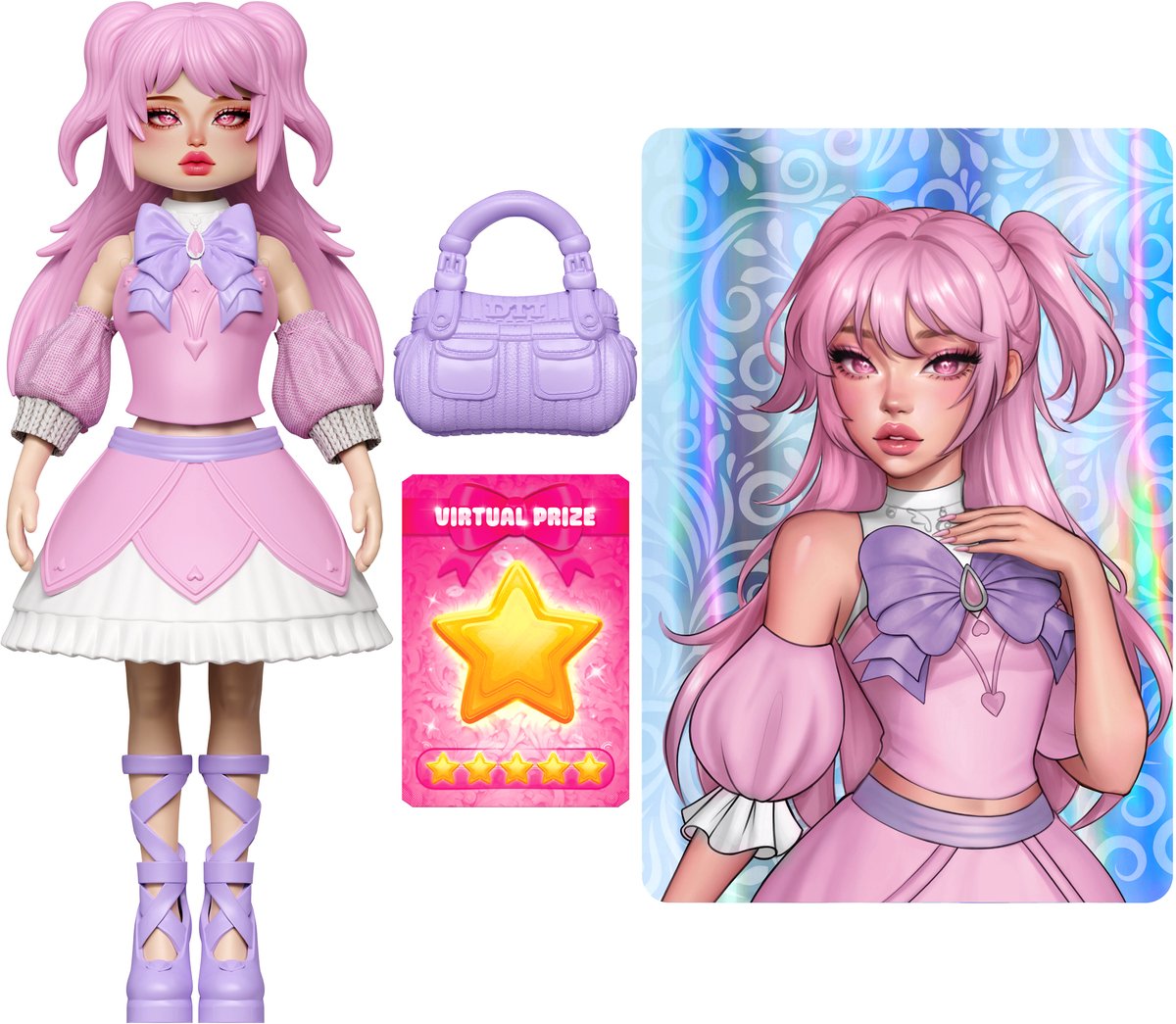 OttoSimon speelfiguur Roblox Dress To Impress Mystery Small Doll pop. — afbeelding 3