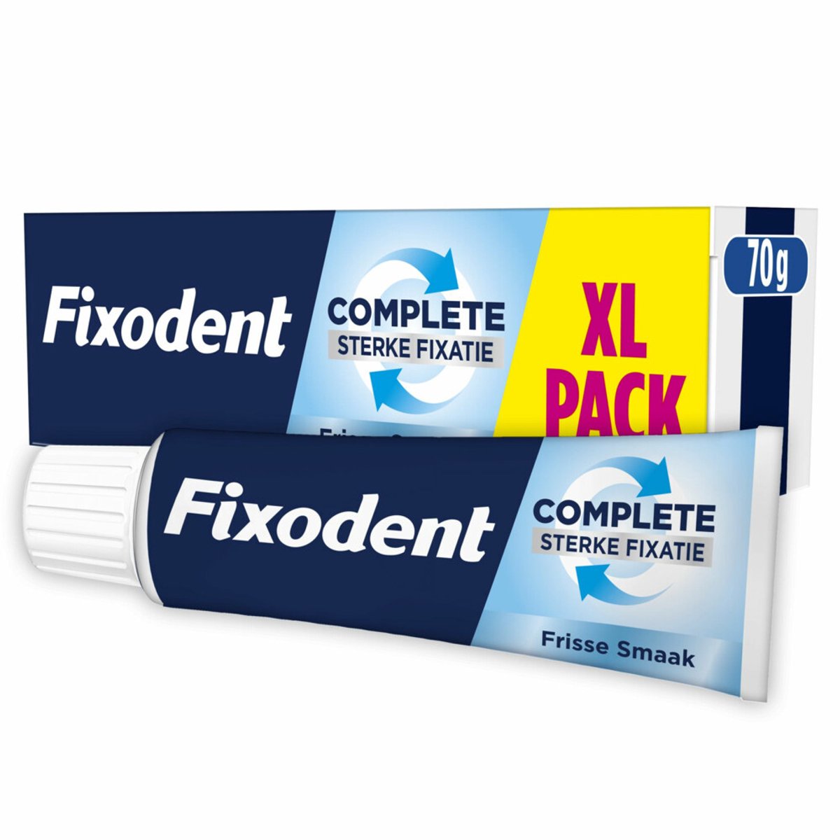 Fixodent Kleefpasta Original - 8 x 70 gram - Verbeterde formule 2025