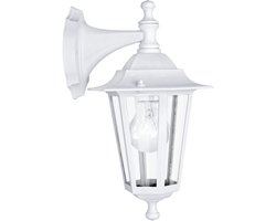 EGLO Laterna 4 Wandlamp Buiten - E27 - 35 cm - Wit