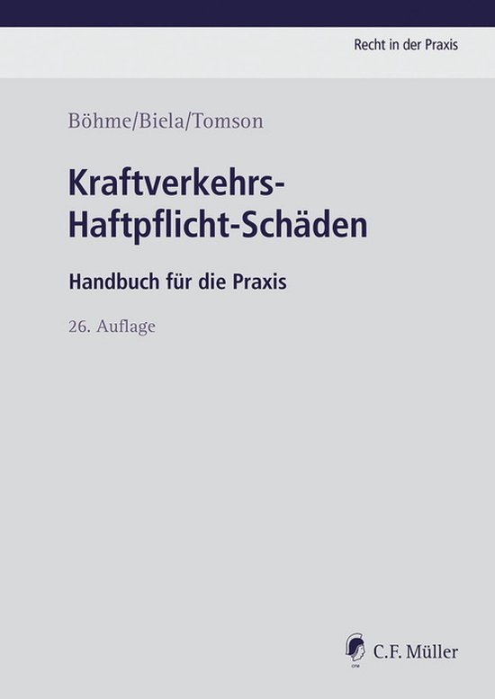 Recht in der Praxis - Kraftverkehrs-Haftpflicht-Schäden - cover