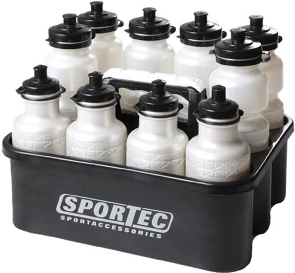 Bidoncarrier Sportec met 10 bidons