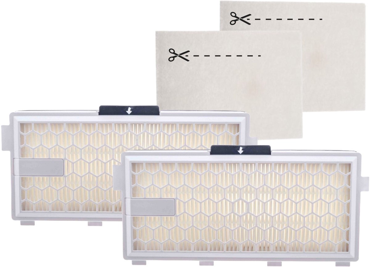 Kleanburg ® Filterset geschikt voor Miele – 2x HEPA H13 Filters + 2x Motorfilters – Vervangt Miele SF-HA50 – Classic C1, Compact C1 & C2, Complete C2 & C3, Guard S1/L1/M1 en S4000 series