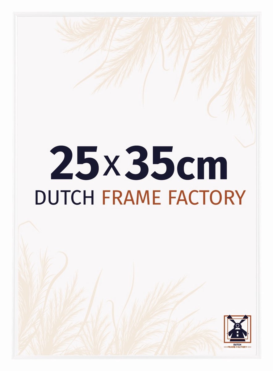 Dutch Frame Factory Fotolijst 25x35 cm - Kunststof - Wit Hoogglans - Easy