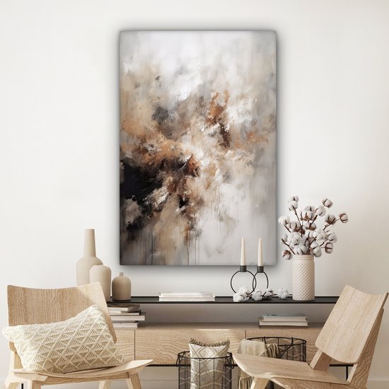 Tableau sur toile 80x120 cm - Tableaux abstraits sur toile - Accessoires de décoration de chambre - Tableaux modernes salon - Décoration murale chambre - Décoration murale cuisine - Tissu mural design d'intérieur - Décoration maison