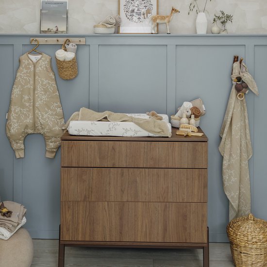 Meyco Baby Branches Aankleedkussenhoes - Sand - 50x70cm — afbeelding 2